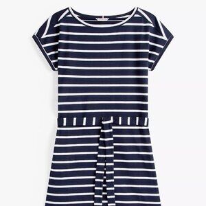 Tommy Hilfiger Belted Stripe Stretch T-Shirt Dress